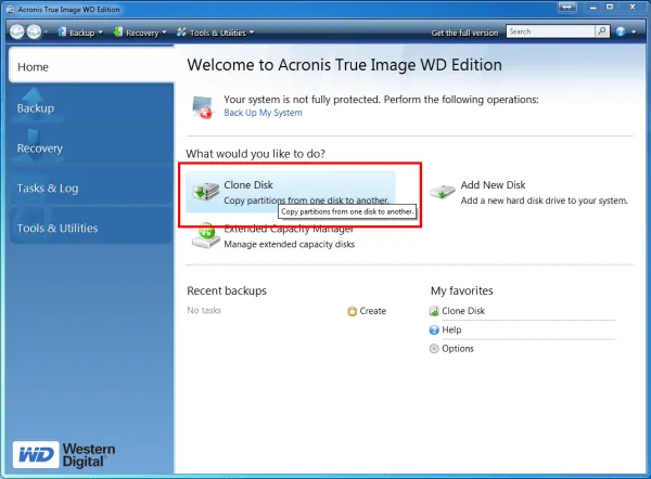 Acronis True Image WD Edition Acronis True Image WD Edition