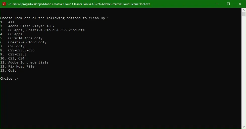 Adobe Creative Cloud Cleaner Tool Adobe Creative Cloud Cleaner Tool