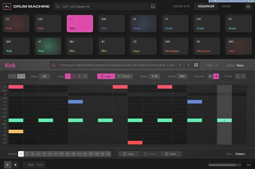 ADSR Drum Machine ADSR Drum Machine