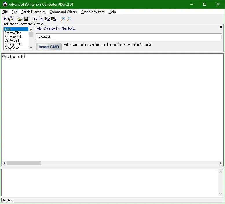 Advanced BAT to EXE Converter Advanced BAT to EXE Converter