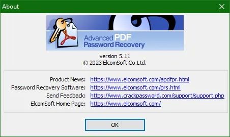 Advanced PDF Password Recovery key Advanced PDF Password Recovery key