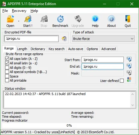 Advanced PDF Password Recovery Advanced PDF Password Recovery