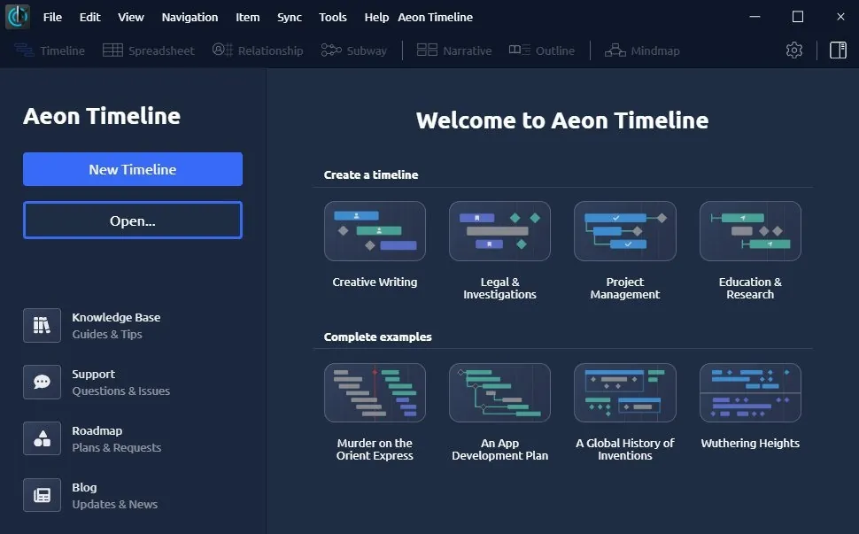 Aeon Timeline Aeon Timeline