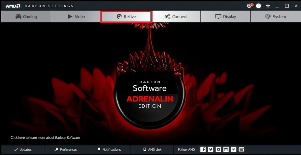 AMD Radeon Relive AMD Radeon Relive