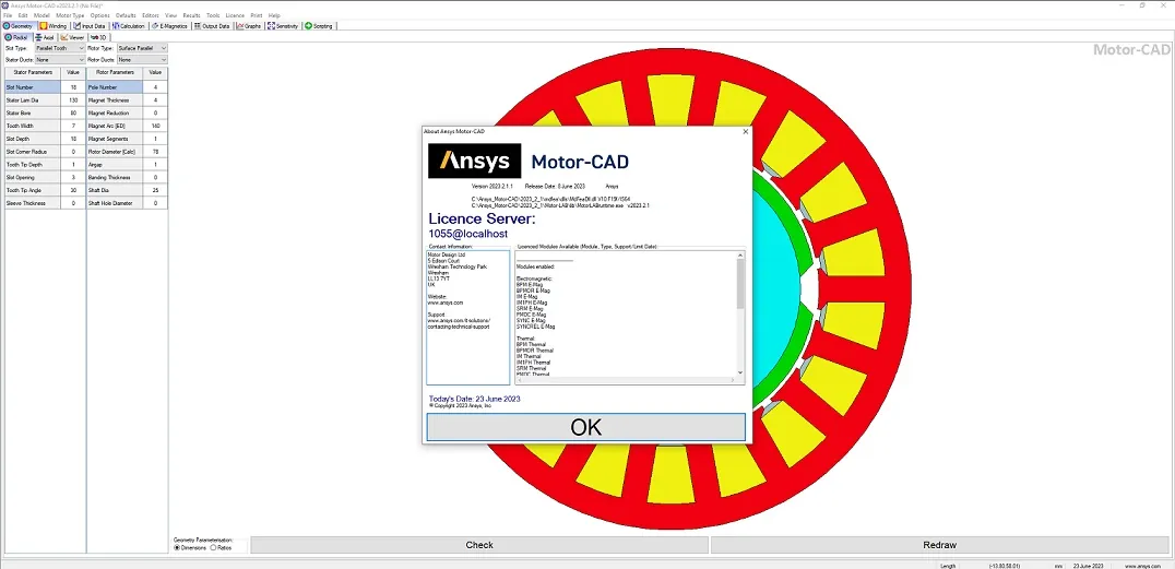 ANSYS Motor CAD ANSYS Motor CAD