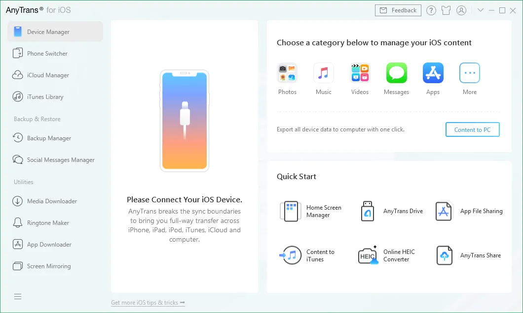 AnyTrans iOS AnyTrans iOS