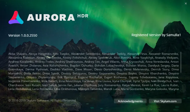 Aurora HDR скачать торрент Aurora HDR скачать торрент