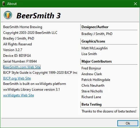 BeerSmith крякнутый BeerSmith крякнутый