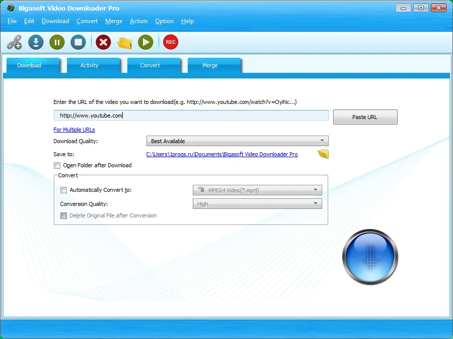 Bigasoft Video Downloader Bigasoft Video Downloader