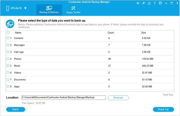 Coolmuster Android Backup Manager Coolmuster Android Backup Manager