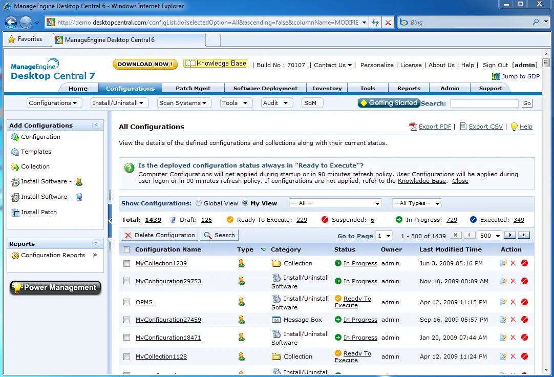 Desktop Central Desktop Central
