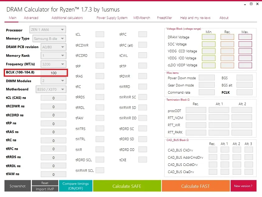 DRAM Calculator for Ryzen DRAM Calculator for Ryzen