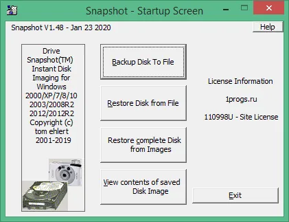 Drive SnapShot Drive SnapShot