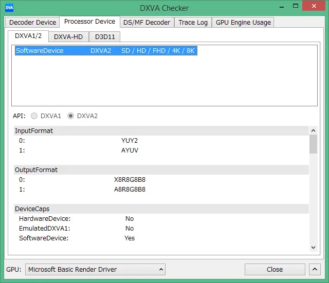DXVA Checker DXVA Checker