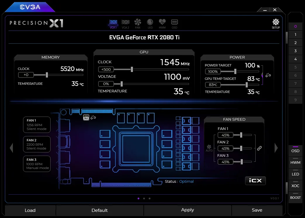 EVGA Precision X EVGA Precision X
