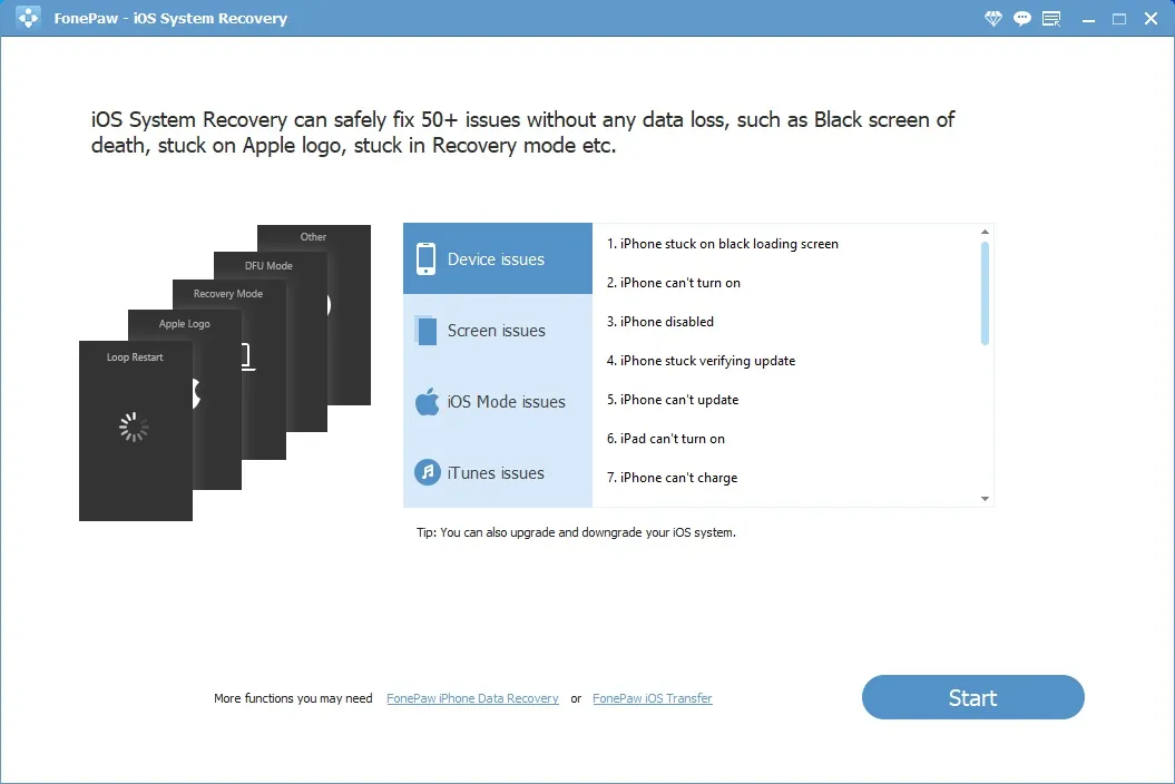 FonePaw iOS System Recovery FonePaw iOS System Recovery