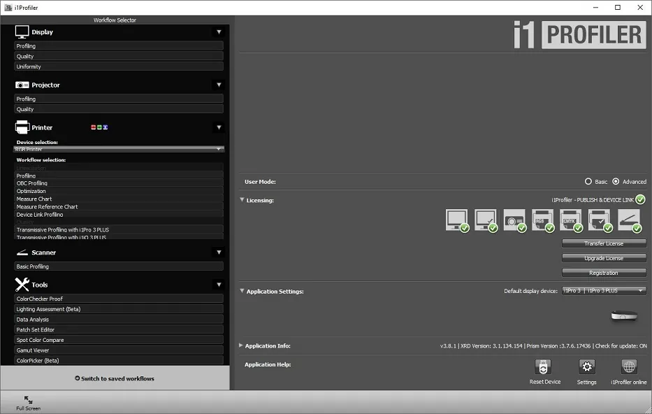 i1Profiler i1Profiler
