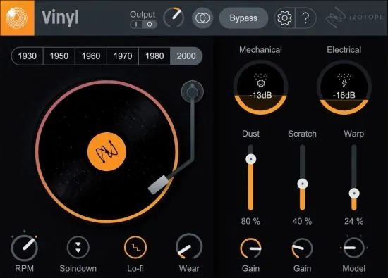 iZotope Vinyl iZotope Vinyl