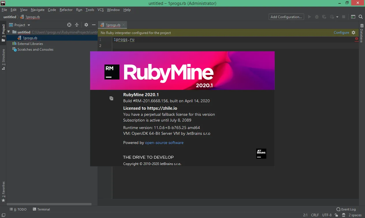 JetBrains RubyMine скачать JetBrains RubyMine скачать