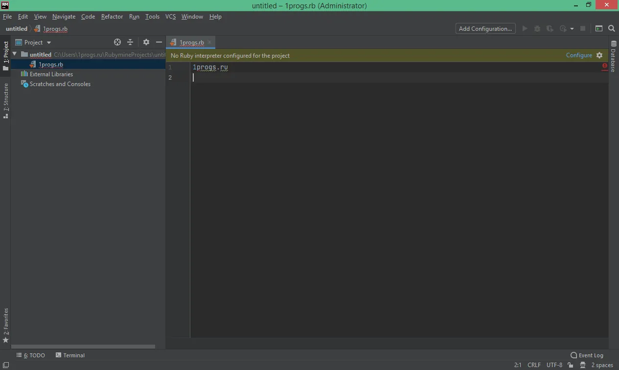JetBrains RubyMine JetBrains RubyMine