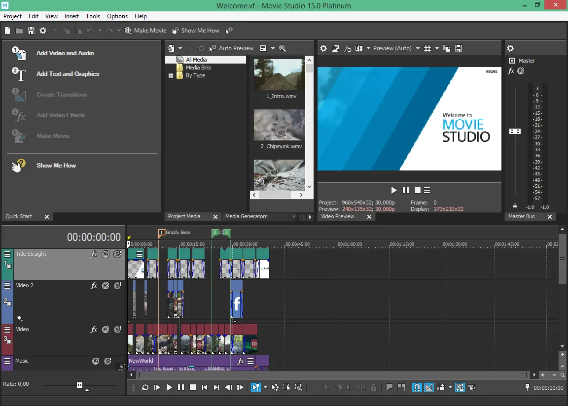 MAGIX VEGAS Movie Studio Platinum MAGIX VEGAS Movie Studio Platinum