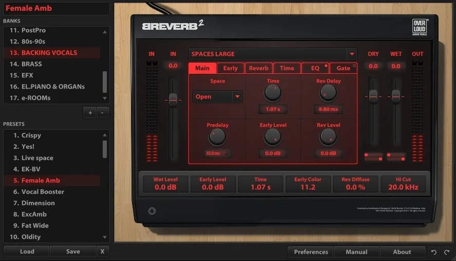 Overloud BREVERB Overloud BREVERB