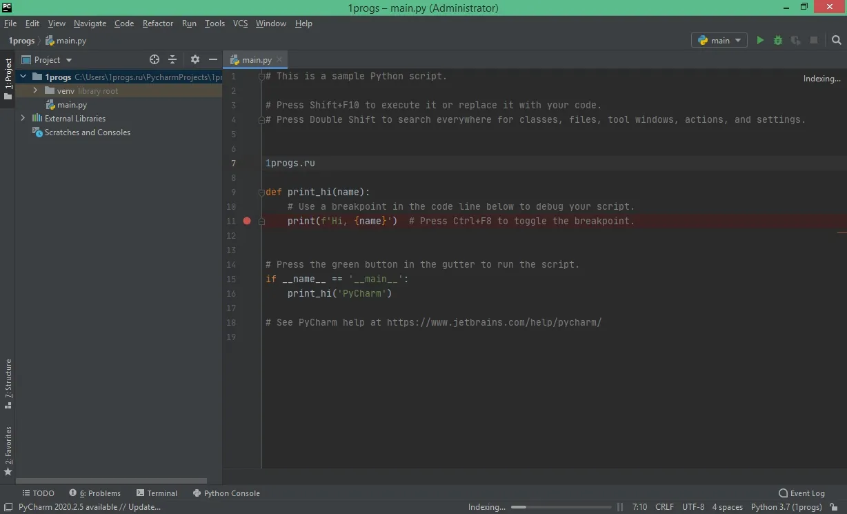 PyCharm Community Edition PyCharm Community Edition