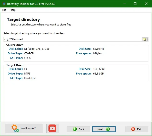 Recovery Toolbox for CD Free скачать Recovery Toolbox for CD Free скачать