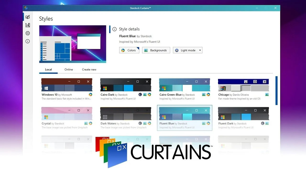 Stardock Curtains Stardock Curtains
