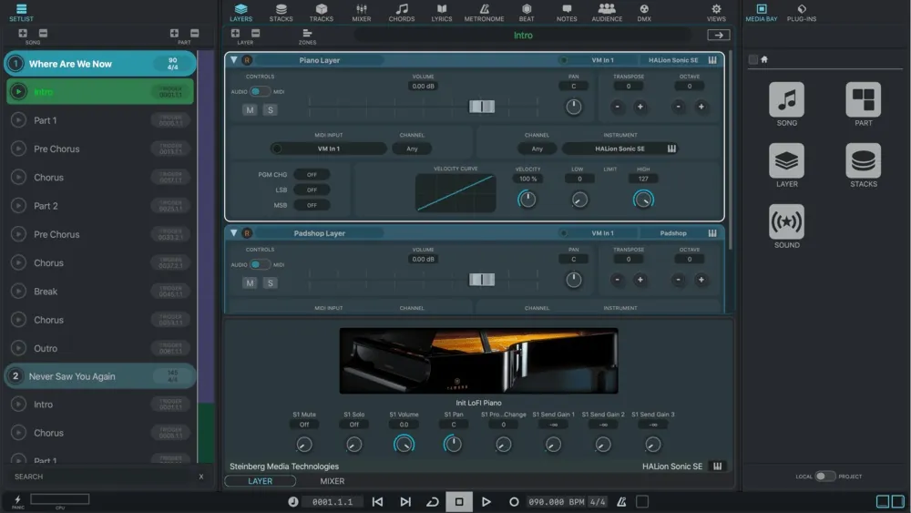 Steinberg VST Live Pro Steinberg VST Live Pro