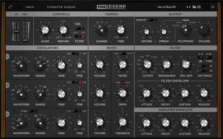 Synapse Audio The Legend HZ Synapse Audio The Legend HZ
