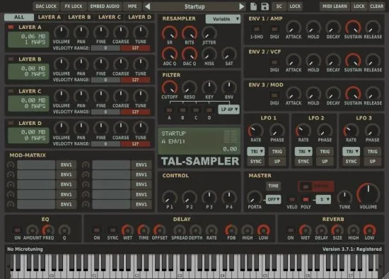 Togu Audio Line TAL Sampler Togu Audio Line TAL Sampler