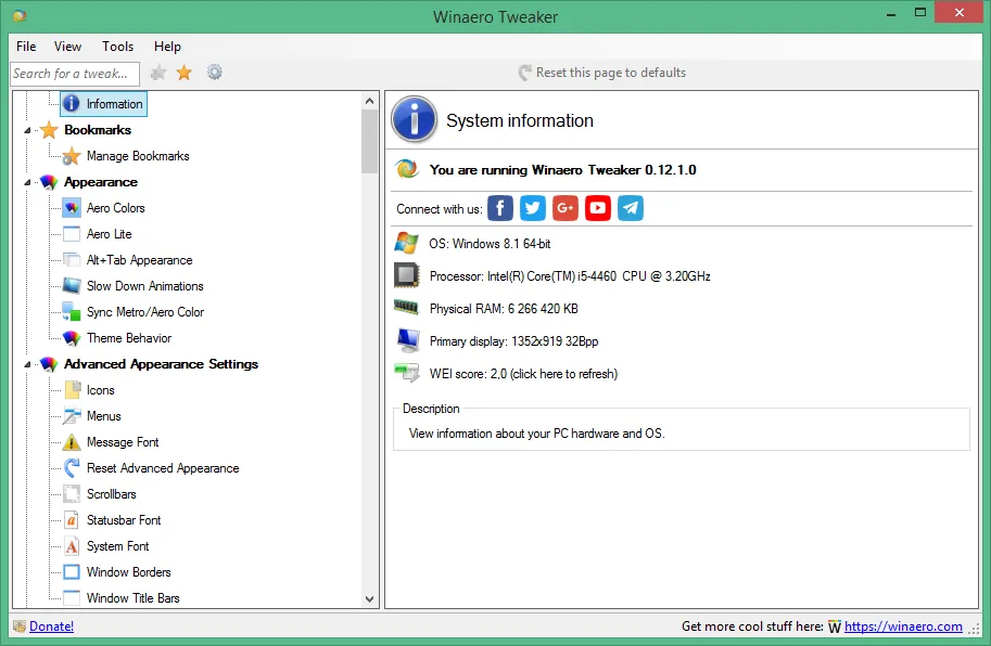winaero tweaker на русском для windows 10 winaero tweaker на русском для windows 10